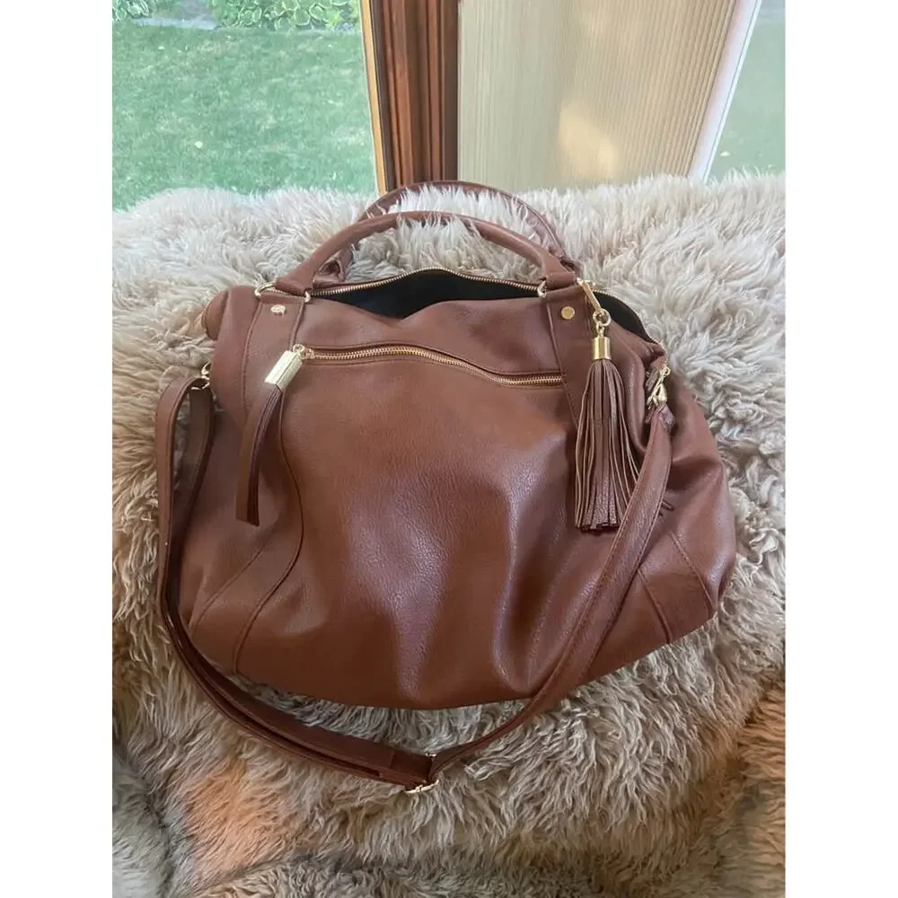 Steve Madden B Marlow Cognac Satchel